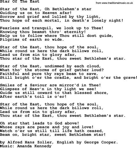 star of the east lyrics|star of the east lyrics english.